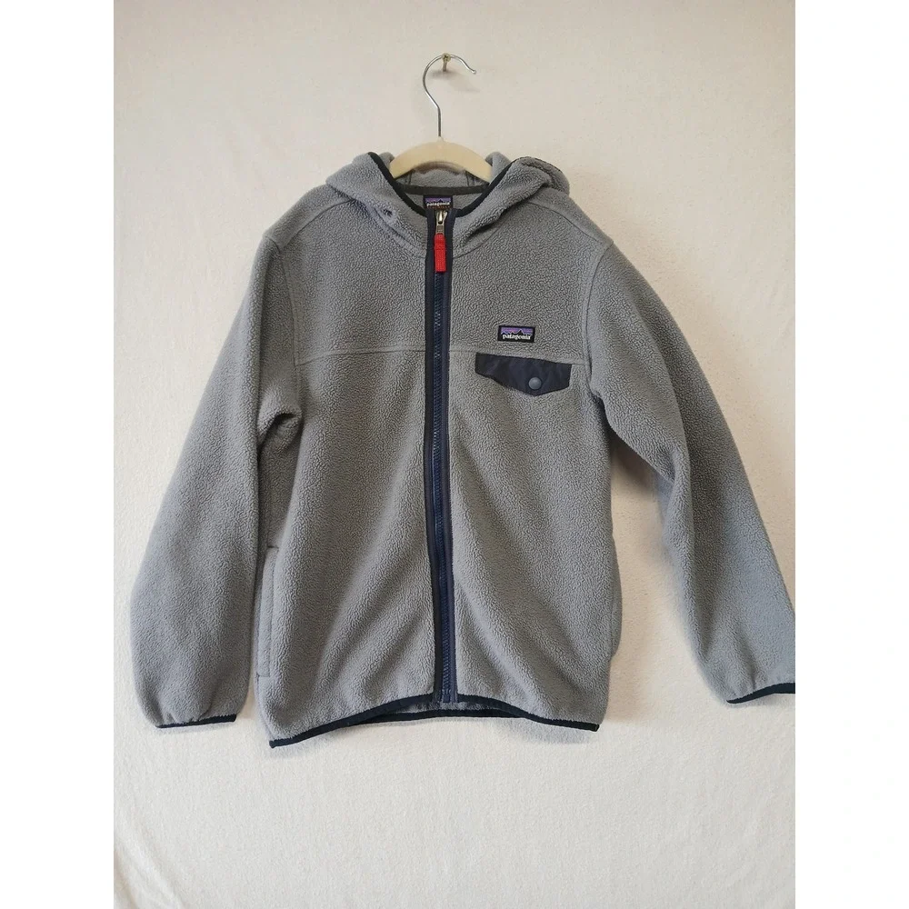 Patagonia kids synchilla full zip jacket fleece medium